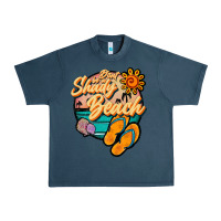 Midnight Navy dont be a shady beach Urban Heavy Tee - JahusDesignShop