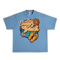 Pebble Blue dont be a shady beach Urban Heavy Tee - JahusDesignShop