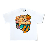 White dont be a shady beach Urban Heavy Tee - JahusDesignShop
