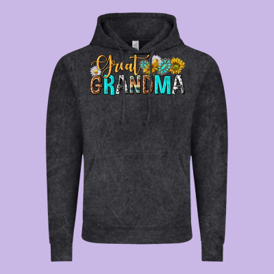 Western Great Grandma Vintage Hoodie Designed By Texasbilliewilder