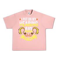 Salmon hearing aid gift funny deaf awareness t shirt Urban Heavy Tee - tuanDangUi