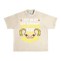 Sandshell hearing aid gift funny deaf awareness t shirt Urban Heavy Tee - tuanDangUi