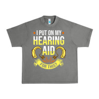 Tornado hearing aid gift funny deaf awareness t shirt Urban Heavy Tee - tuanDangUi