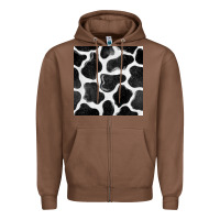 Chestnut cow seamless pattern Zipper Hoodie - BundleAndBundleShop