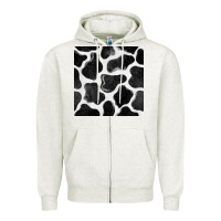 Cow Seamless Pattern Zipper Hoodie | Teevron