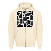 Sandshell cow seamless pattern Zipper Hoodie - BundleAndBundleShop