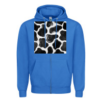 True Royal cow seamless pattern Zipper Hoodie - BundleAndBundleShop