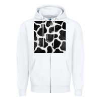 White cow seamless pattern Zipper Hoodie - BundleAndBundleShop