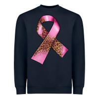 Navy Breast Cancer ribbon Heavyweight Sweatshirt - FaDigitalArtStudio
