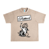 French Oak retro man postcard records Urban Heavy Tee - tuanDangUi