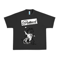 Pigment Black retro man postcard records Urban Heavy Tee - tuanDangUi