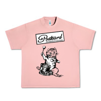 Salmon retro man postcard records Urban Heavy Tee - tuanDangUi