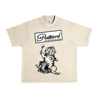 Sandshell retro man postcard records Urban Heavy Tee - tuanDangUi
