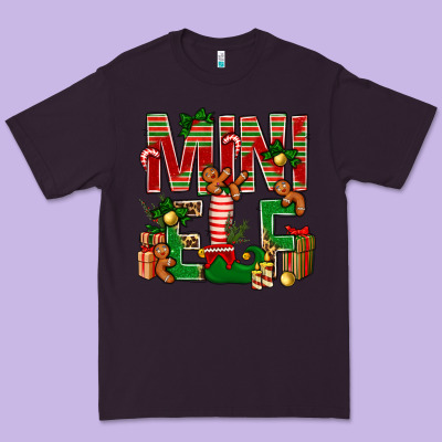 Christmas Mini Elf Premium Tee Designed By Bundleandbundleshop