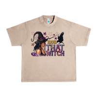 French Oak 100% That Witch Black Afro Witch Urban Heavy Tee - texasbilliewilder