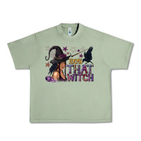 Oil Green 100% That Witch Black Afro Witch Urban Heavy Tee - texasbilliewilder