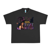 Pigment Black 100% That Witch Black Afro Witch Urban Heavy Tee - texasbilliewilder