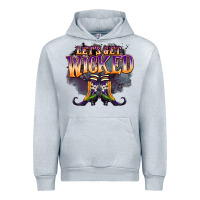 Heather Grey lets get wıcked Urban Hoodie - BarkalooDesign