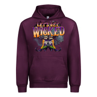 Mauve Wine lets get wıcked Urban Hoodie - BarkalooDesign