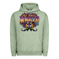 Pigment Oil Green lets get wıcked Urban Hoodie - BarkalooDesign