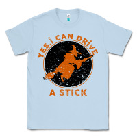 Dusty Blue Halloween Witch Classic Tee - Bettercallsaul
