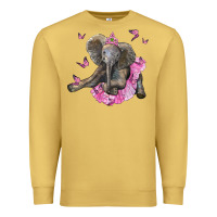 Baby Elephant With Tutu Premium Sweatshirt | Teevron