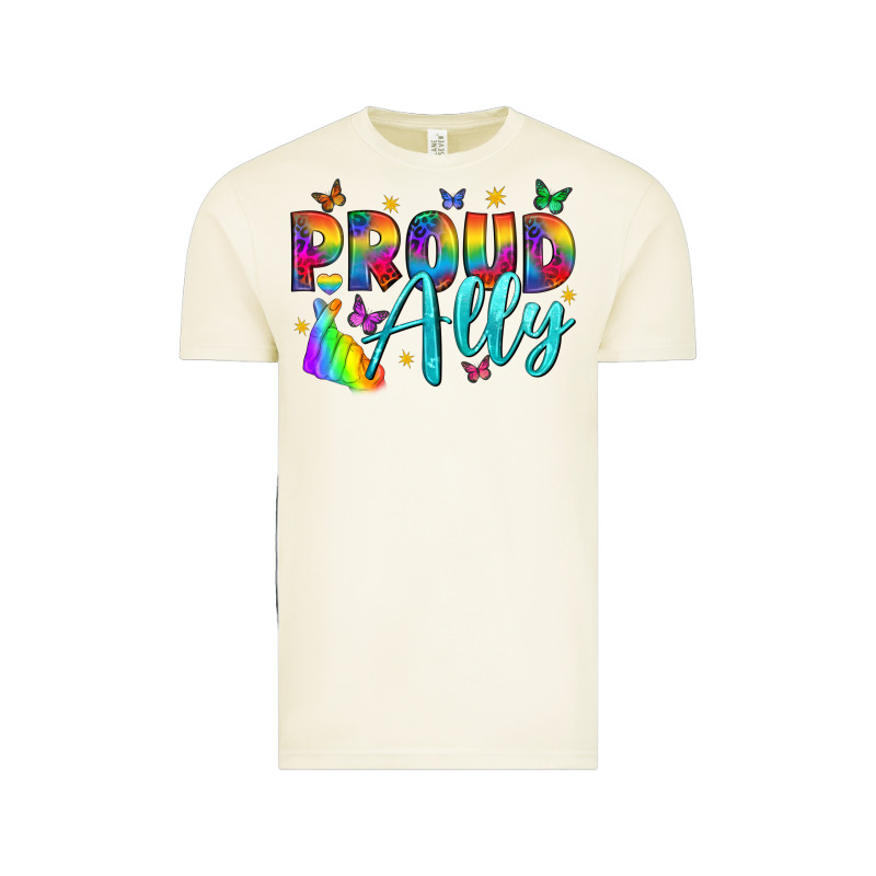 Proud Ally Vintage Tee by NancyCooperArtShop | Teevron