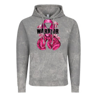 Cloud Rock Warrior Breast Cancer with boxing gloves Vintage Hoodie - NancyCooperArtShop
