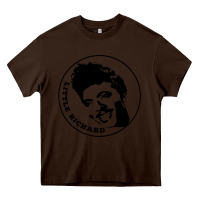 Chocolate Brown little richard   rock'n'roll legend Heavy Core Tee - tuanDangUi