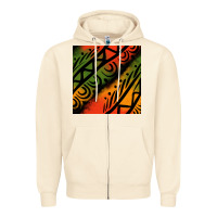 Sandshell african tribal seamless pattern Zipper Hoodie - BundleAndBundleShop