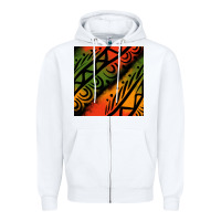 White african tribal seamless pattern Zipper Hoodie - BundleAndBundleShop