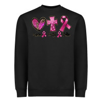 Black Love Faith cure Breast Cancer Heavyweight Sweatshirt - FaDigitalArtStudio