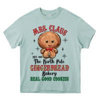 Arona mrs claus the north pole gingerbread bakery real g Heavy Core Tee - MaliasSmallBusiness