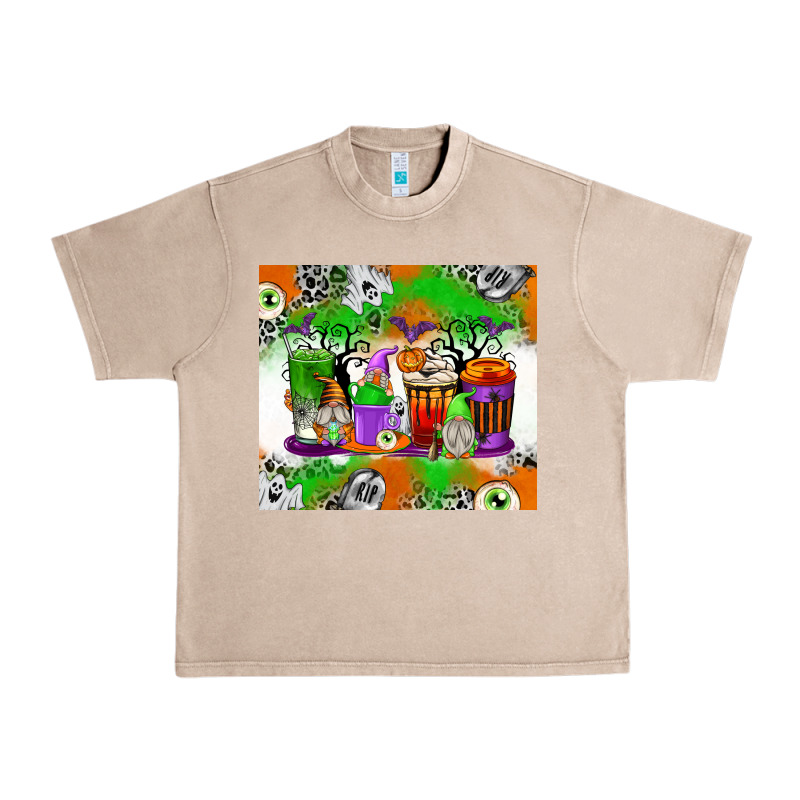 Halloween Coffee Cups Urban Heavy Tee by texasbilliewilder | Teevron