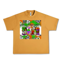 Peanut Butter Halloween Coffee Cups Urban Heavy Tee - texasbilliewilder