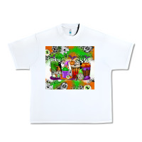 White Halloween Coffee Cups Urban Heavy Tee - texasbilliewilder