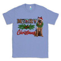 Colony Blue merry christmas german shepherd Classic Tee - RanaPortraitStore