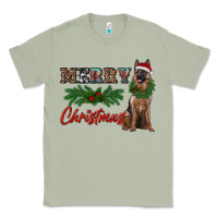 Matcha merry christmas german shepherd Classic Tee - RanaPortraitStore