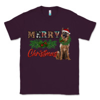 Plum merry christmas german shepherd Classic Tee - RanaPortraitStore
