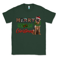 Sports Green merry christmas german shepherd Classic Tee - RanaPortraitStore