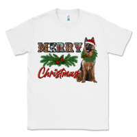 White merry christmas german shepherd Classic Tee - RanaPortraitStore