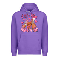 Purple little miss valentine afro kid sneakers Premium Hoodie - RanaPortraitStore