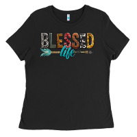 Black Blessed Life Ladies Tee - BundleAndBundleShop