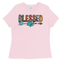 Bubblegum Pink Blessed Life Ladies Tee - BundleAndBundleShop
