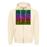 Sandshell tiger glitter seamless pattern Zipper Hoodie - BundleAndBundleShop