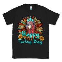 Black happy turkey day sunflower Classic Tee - RanaPortraitStore