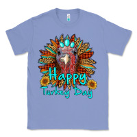 Colony Blue happy turkey day sunflower Classic Tee - RanaPortraitStore