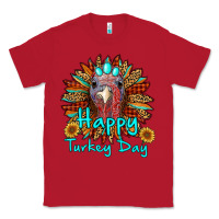 Red happy turkey day sunflower Classic Tee - RanaPortraitStore