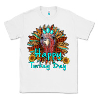 White happy turkey day sunflower Classic Tee - RanaPortraitStore
