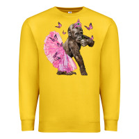 Lemon Baby Gorilla With Tutu Premium Sweatshirt - LillyAllenDesigns
